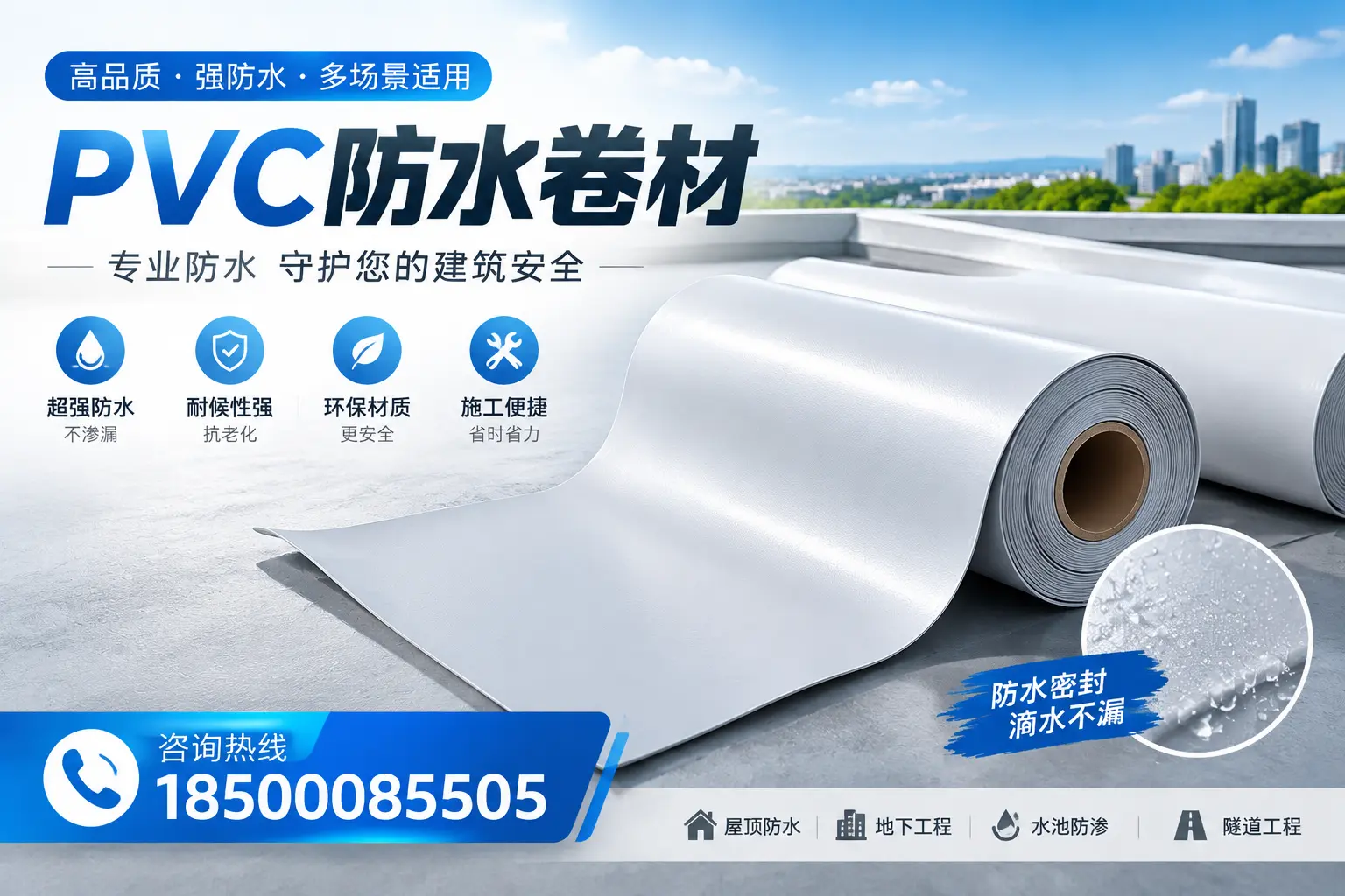 PVC防水卷材的市场竞争分析,西安品牌选择参考